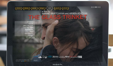 THE GLASS TRINKET – film web site - Дизайн и разработка веб-сайта