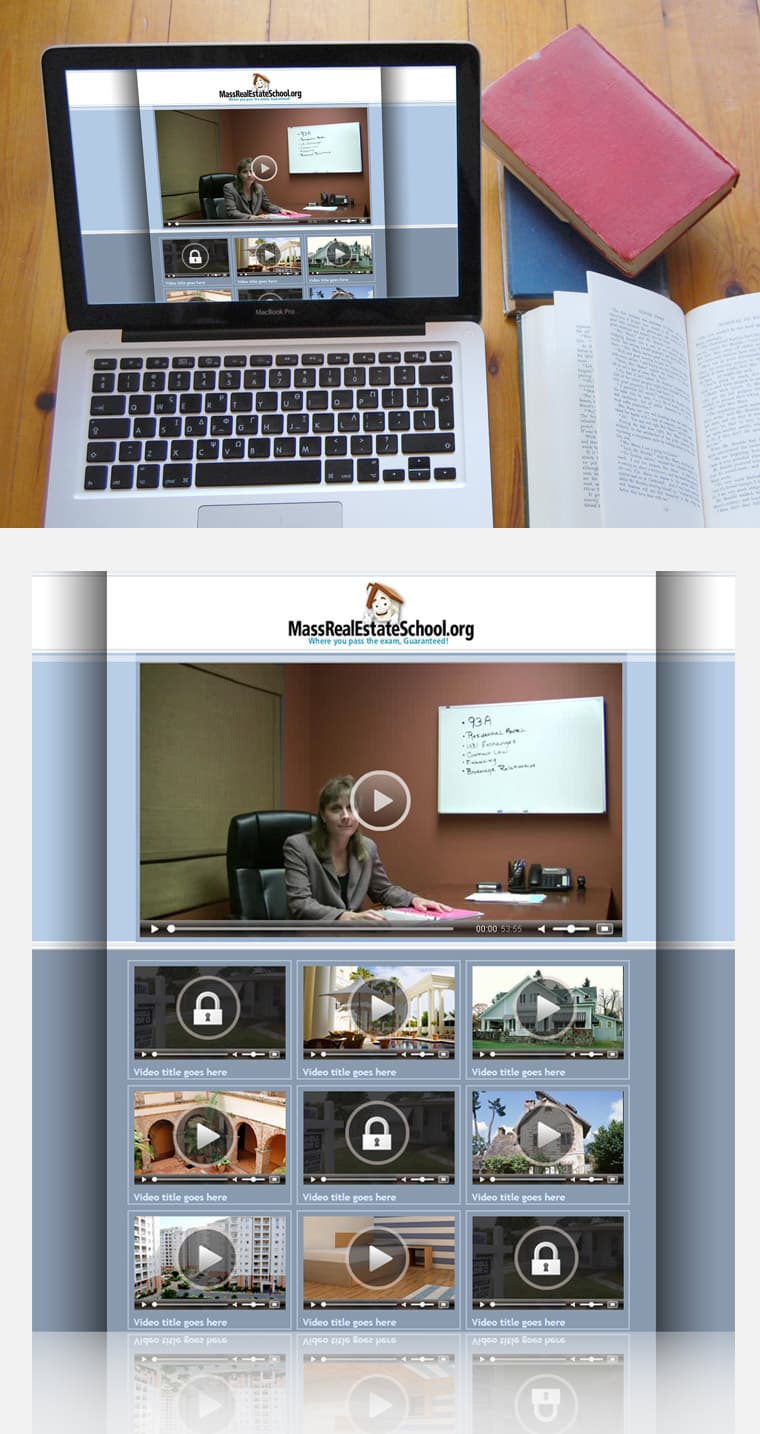 MASSACHUSETS REAL ESTATE SCHOOL - Կայքի ձևավորում և պատրաստում